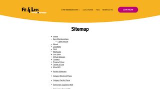 Sitemap | Fit4Less