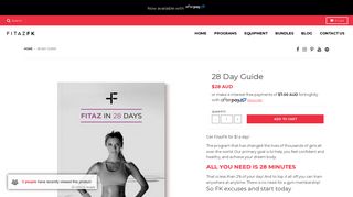 Fitaz in 28 days guide | Fitness and Nutrition Guide – FitazFK