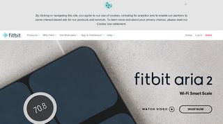 Fitbit Aria 2™ Wi-Fi Smart Scales