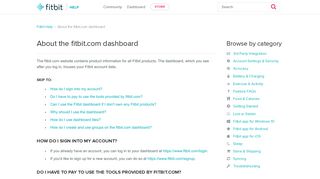 Help article: About the fitbit.com dashboard
