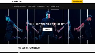 Virtual App Support - Les Mills
