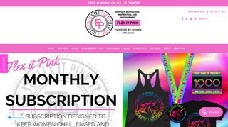Flex it Pink Subscription Box and Virtual Charity Runs – Flex it Pink, Inc.