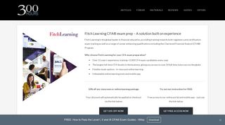 Fitch Learning - 300 Hours: Your Guide to the CFA Exams