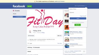 FitDay 2019 - Facebook