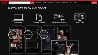 How to watch FITE on Roku, XBox, Chromecast, Apple TV - FITE