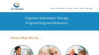 Fit Minds - Industry Leader in Cognitive Stimulation Therapy ...