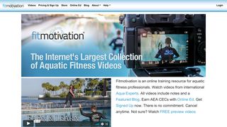 Aqua Fitness Videos // Fitmotivation