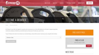 Become a Member - Fitness 19
