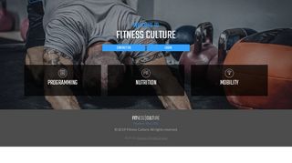 Fitness Culture: Home
