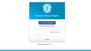 Evolution Fitness Regina - Login - Perkville