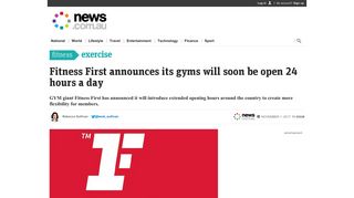 Fitness First launches 24-hour opening times - News.com.au