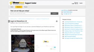 Log in to FitnessForce 2.0 : Support Center
