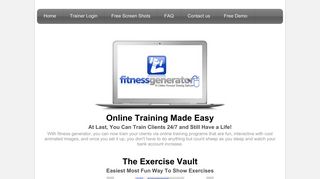 Fitness Generator - Online Personal Training