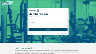 Gym Network 360 Members Login | GlobalFit
