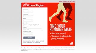 Fitness-Singles Registration