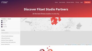 Search full studio list - Fitset