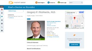 Gregory FitzHarris, M.D. | Sentara Healthcare