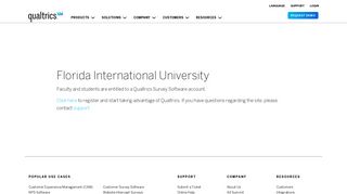 Florida International University | Qualtrics