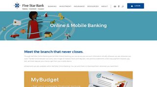 Online & Mobile Banking › Five Star Bank