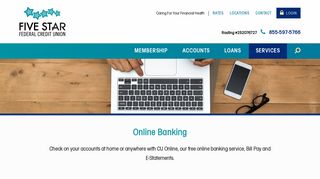Online Banking | Five Star Federal Credit Union