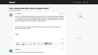 How exactly does this referral system work? - Fiverr FAQ - Fiverr ...