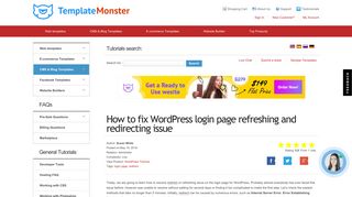 How to fix WordPress login page refreshing and ... - Template Monster