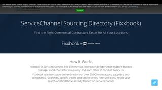 Fixxbook: Find & Manage Commercial Contractors | ServiceChannel