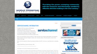 ServiceChannel Information - World Sweeping Association