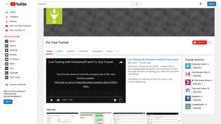 Fix Your Funnel - YouTube