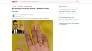 How does a successful person's palm look like? - Quora