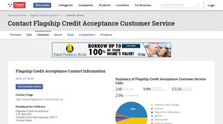 Flagship Credit Acceptance Customer Service Phone Number (800 ...