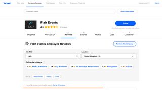 Working at Flair Events: Employee Reviews | Indeed.co.uk