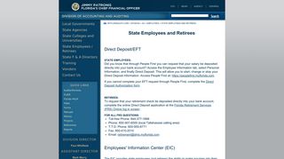 State Employees and Retirees - Florida Department of Financial ...