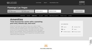 Flamingo Las Vegas Services & Amenities - Wyndham Hotels