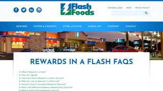 Rewards in a Flash FAQs - Flash Foods