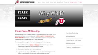 Flash Seats | Utah Tickets