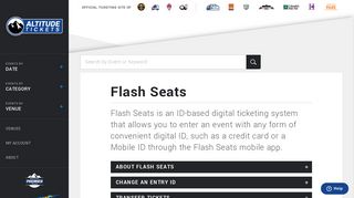 Flash Seats | Altitude Tickets