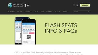 Flash Seats FAQs | Colorado Public Television