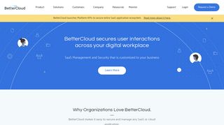 BetterCloud: SaaS Operations Management and Security Platform