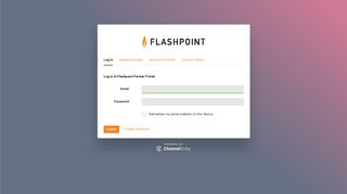 Log In - Flashpoint Partner Portal - Channeltivity