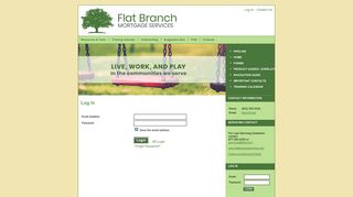 Flat Branch Mortgage Services : Login