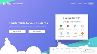 Collaborative music learning app from theory to composition - Flat