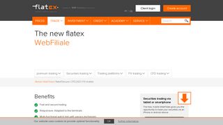 Mobile WebFiliale - trade with your smartphone | flatex online Broker