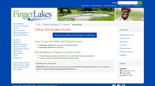 Student Email | Finger Lakes Community College