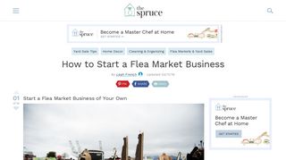 How to Start a Flea Market Business - The Spruce