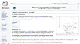 Flea flicker (American football) - Wikipedia