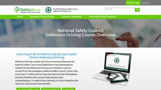 NSC Defensive Driving Course Overview - SafetyServe