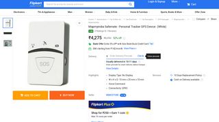 Mapmyindia Safemate - Personal Tracker GPS Device Price in India ...
