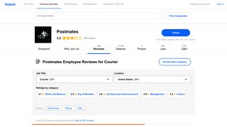 Working as a Courier at Postmates: 207 Reviews | Indeed.com