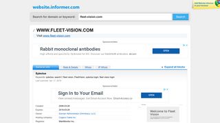 fleet-vision.com at Website Informer. Sylectus. Visit Fleet Vision.